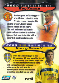 2002-03 Topps Premier Gold 2003 #PotY8 Roy Keane Back
