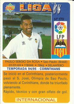 1995-96 Mundicromo Sport Las Fichas de La Liga #179 Viola Back