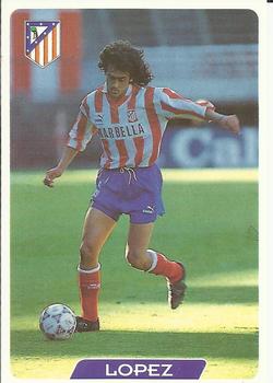1995-96 Mundicromo Sport Las Fichas de La Liga #243 Lopez Front