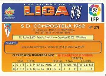 1995-96 Mundicromo Sport Las Fichas de La Liga #271 Team Card Back
