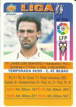 1995-96 Mundicromo Sport Las Fichas de La Liga #306 Luke Back