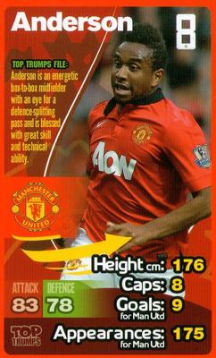 2013-14 Top Trumps Manchester United #NNO Anderson Front