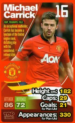 2013-14 Top Trumps Manchester United #NNO Michael Carrick Front