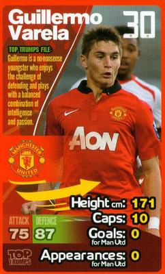 2013-14 Top Trumps Manchester United #NNO Guillermo Varela Front