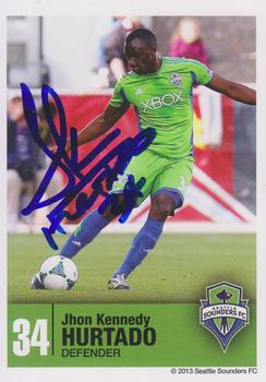 2013 Group Health Seattle Sounders FC #NNO Jhon Kennedy Hurtado Front
