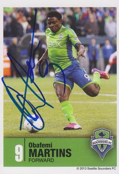 2013 Group Health Seattle Sounders FC #NNO Obafemi Martins Front