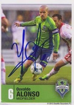 2013 Group Health Seattle Sounders FC #NNO Osvaldo Alonso Front
