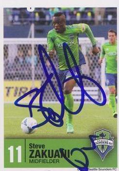 2013 Group Health Seattle Sounders FC #NNO Steve Zakuani Front