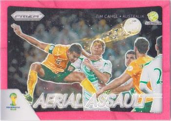2014 Panini Prizm FIFA World Cup Brazil - Aerial Assault Prizms Red #3 Tim Cahill Front