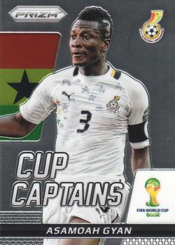 2014 Panini Prizm FIFA World Cup Brazil - Cup Captains #2 Asamoah Gyan Front