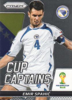 2014 Panini Prizm FIFA World Cup Brazil - Cup Captains #9 Emir Spahic Front