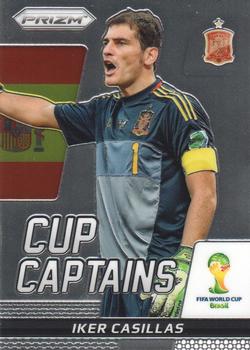 2014 Panini Prizm FIFA World Cup Brazil - Cup Captains #14 Iker Casillas Front
