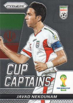 2014 Panini Prizm FIFA World Cup Brazil - Cup Captains #15 Javad Nekounam Front