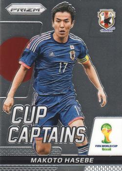 2014 Panini Prizm FIFA World Cup Brazil - Cup Captains #21 Makoto Hasebe Front