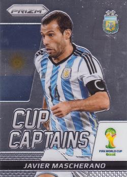 2014 Panini Prizm FIFA World Cup Brazil - Cup Captains #16 Javier Mascherano Front