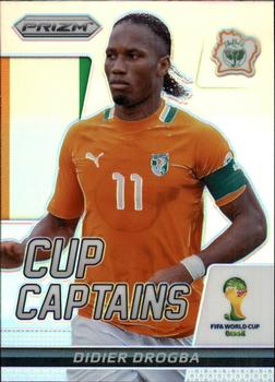 2014 Panini Prizm FIFA World Cup Brazil - Cup Captains Prizms #7 Didier Drogba Front