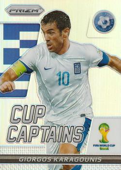 2014 Panini Prizm FIFA World Cup Brazil - Cup Captains Prizms #11 Giorgos Karagounis Front