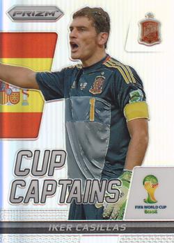 2014 Panini Prizm FIFA World Cup Brazil - Cup Captains Prizms #14 Iker Casillas Front