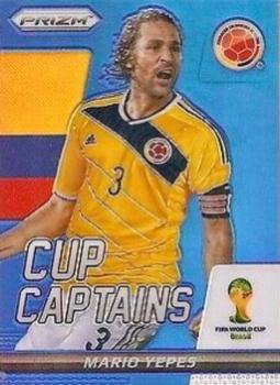 2014 Panini Prizm FIFA World Cup Brazil - Cup Captains Prizms Blue #22 Mario Yepes Front