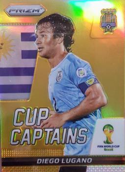 2014 Panini Prizm FIFA World Cup Brazil - Cup Captains Prizms Gold #8 Diego Lugano Front