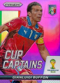 2014 Panini Prizm FIFA World Cup Brazil - Cup Captains Prizms Purple #10 Gianluigi Buffon Front