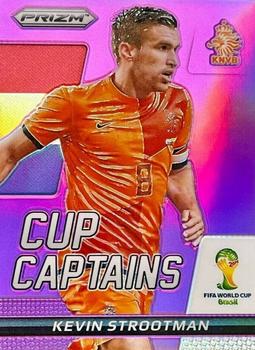 2014 Panini Prizm FIFA World Cup Brazil - Cup Captains Prizms Purple #17 Kevin Strootman Front