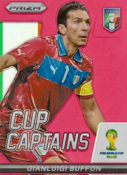 2014 Panini Prizm FIFA World Cup Brazil - Cup Captains Prizms Red #10 Gianluigi Buffon Front