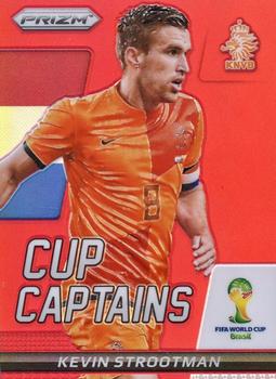 2014 Panini Prizm FIFA World Cup Brazil - Cup Captains Prizms Red #17 Kevin Strootman Front