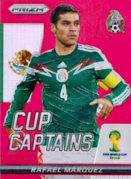 2014 Panini Prizm FIFA World Cup Brazil - Cup Captains Prizms Red #24 Rafael Marquez Front