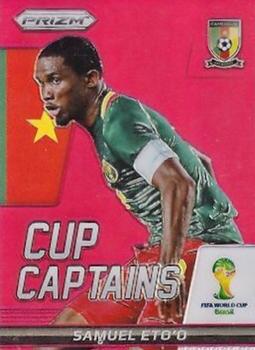2014 Panini Prizm FIFA World Cup Brazil - Cup Captains Prizms Red #26 Samuel Eto'o Front
