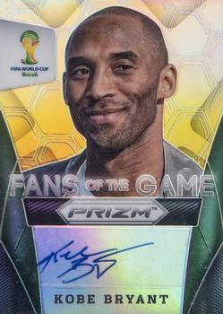 2014 Panini Prizm FIFA World Cup Brazil - Fans of the Game Prizms #1 Kobe Bryant Front