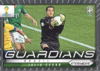 2014 Panini Prizm FIFA World Cup Brazil - Guardians #5 Julio Cesar Front