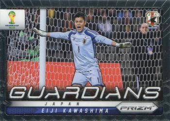 2014 Panini Prizm FIFA World Cup Brazil - Guardians #16 Eiji Kawashima Front