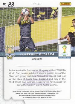 2014 Panini Prizm FIFA World Cup Brazil - Guardians Prizms #23 Fernando Muslera Back