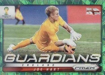 2014 Panini Prizm FIFA World Cup Brazil - Guardians Prizms Green Crystal #10 Joe Hart Front