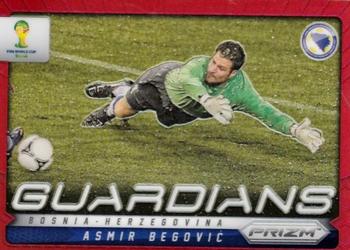 2014 Panini Prizm FIFA World Cup Brazil - Guardians Prizms Red #4 Asmir Begovic Front