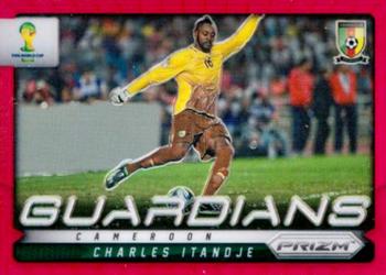 2014 Panini Prizm FIFA World Cup Brazil - Guardians Prizms Red #6 Charles Itandje Front