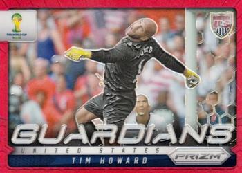 2014 Panini Prizm FIFA World Cup Brazil - Guardians Prizms Red #24 Tim Howard Front