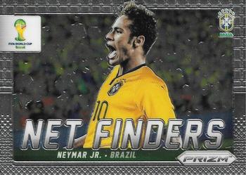 2014 Panini Prizm FIFA World Cup Brazil - Net Finders #5 Neymar Jr. Front
