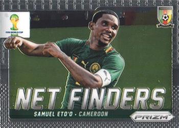2014 Panini Prizm FIFA World Cup Brazil - Net Finders #6 Samuel Eto'o Front