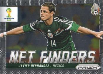 2014 Panini Prizm FIFA World Cup Brazil - Net Finders #19 Javier Hernandez Front