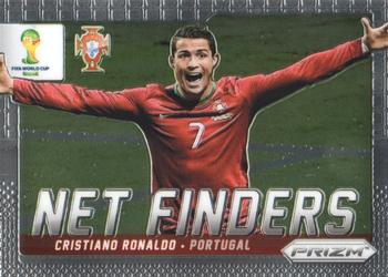 2014 Panini Prizm FIFA World Cup Brazil - Net Finders #20 Cristiano Ronaldo Front