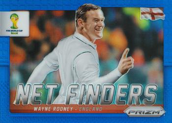 2014 Panini Prizm FIFA World Cup Brazil - Net Finders Prizms Blue #9 Wayne Rooney Front