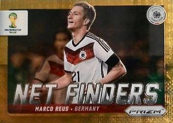 2014 Panini Prizm FIFA World Cup Brazil - Net Finders Prizms Gold Power #12 Marco Reus Front