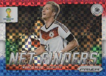 2014 Panini Prizm FIFA World Cup Brazil - Net Finders Prizms Red, White and Blue Power Plaid #12 Marco Reus Front