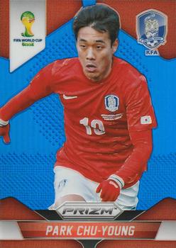 2014 Panini Prizm FIFA World Cup Brazil - Prizms Blue #74 Park Chu-Young Front