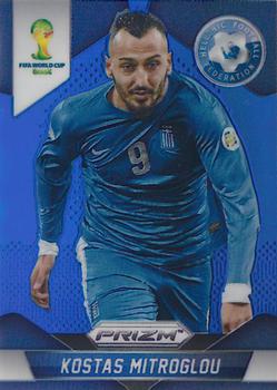 2014 Panini Prizm FIFA World Cup Brazil - Prizms Blue #102 Kostas Mitroglou Front