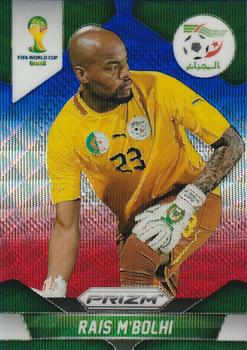 2014 Panini Prizm FIFA World Cup Brazil - Prizms Blue and Red Blue Wave #1 Rais M'Bolhi Front