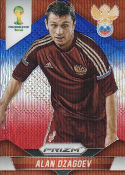 2014 Panini Prizm FIFA World Cup Brazil - Prizms Blue and Red Blue Wave #167 Alan Dzagoev Front