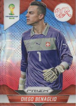 2014 Panini Prizm FIFA World Cup Brazil - Prizms Blue and Red Blue Wave #181 Diego Benaglio Front